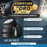 Cobertura de oro para llantas